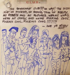 Our group at SVA, drawn by Miguel Heredia